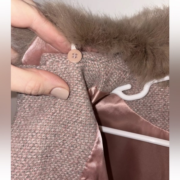 Monsoon Pink Cape Coat 18-24 Months - Picture 5 of 5